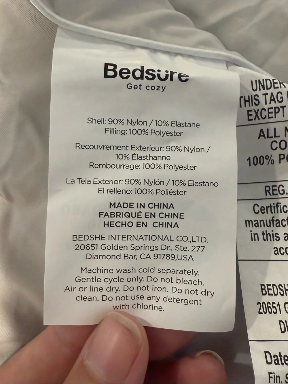 Cooling Comforter for Hot Sleepers - Light Gray King